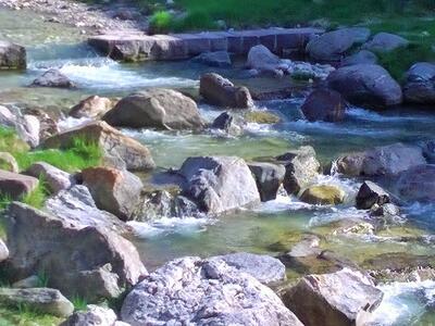 Torrente Cismon nel Fondovalle 